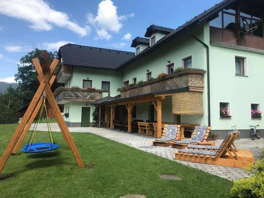 Villa Tourist Farm Kladje Ljubno Esterno foto